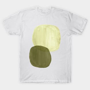 Green abstract shapes T-Shirt